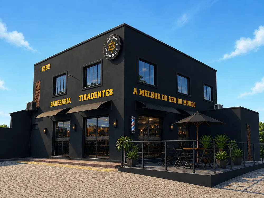 Fachada da Barbearia Tiradentes