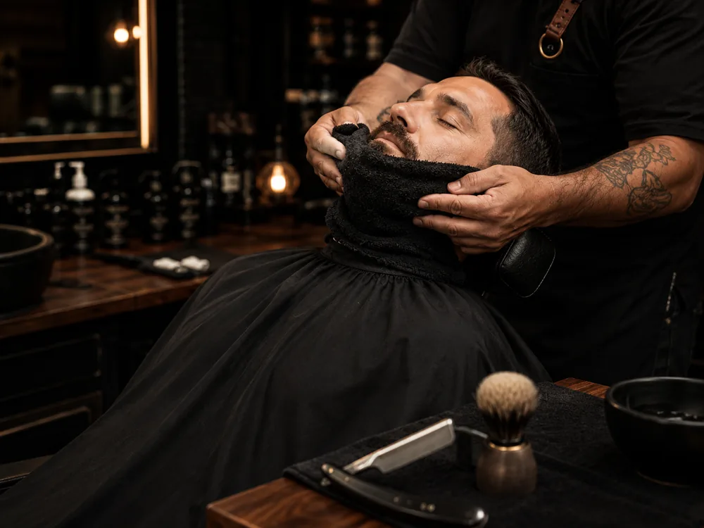 Barboterapia com ritual de cuidado