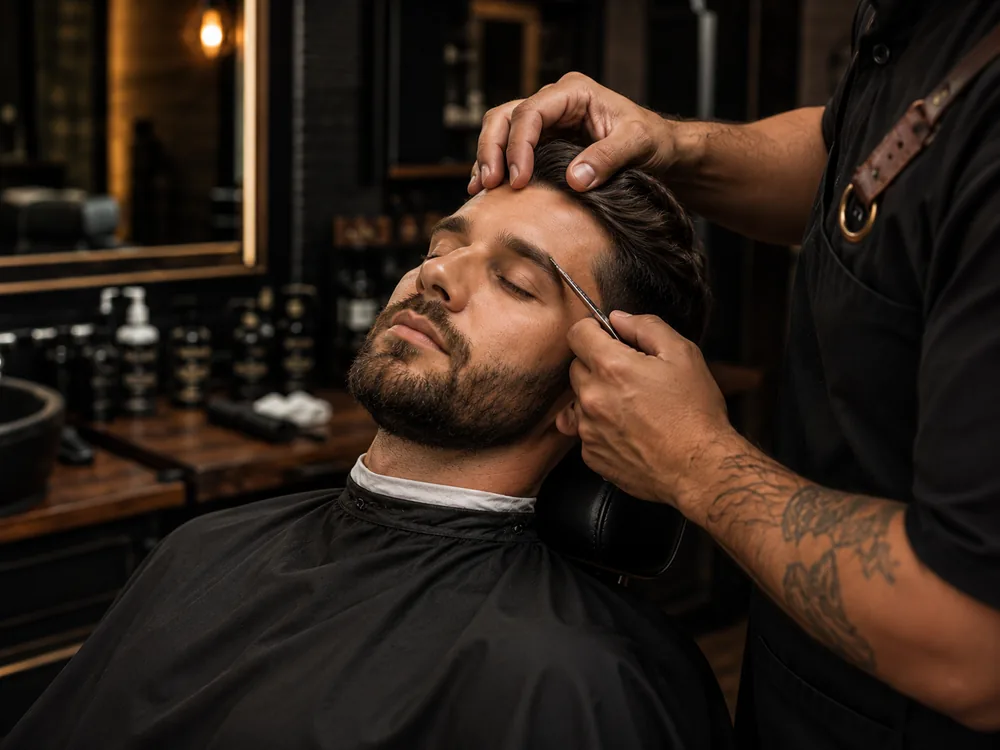 Sobrancelha masculina