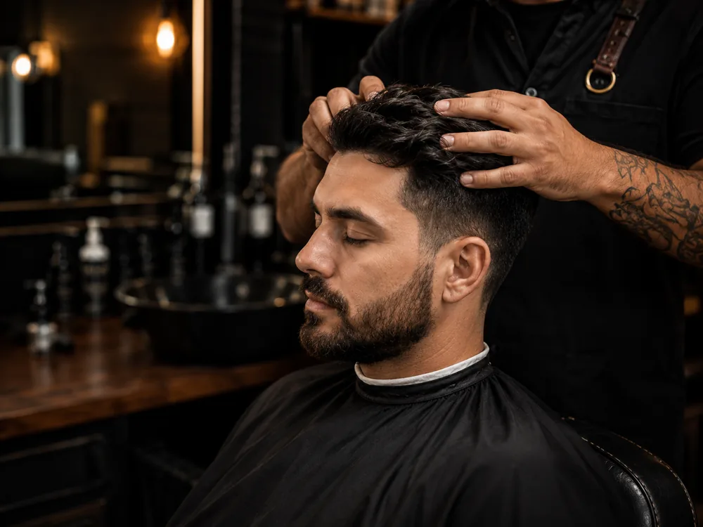 Hidratação capilar masculina