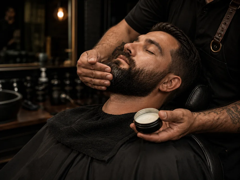 Hidratação de barba